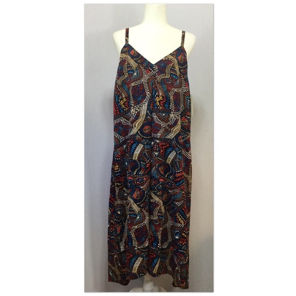 NWT Sejour Shark Bite Hem Slip Dress - Picture 3 of 7